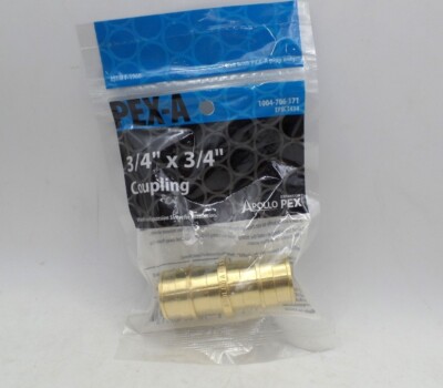 APOLLO EPXC3434 3/4 IN. BRASS PEX-A BARB COUPLING