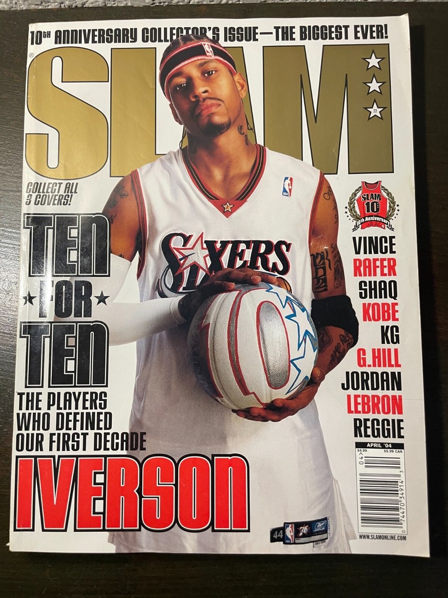 Allen Iverson 2004 Slam Magazine Anniversary cover issue