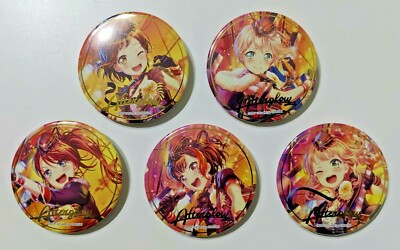 BanG Dream! Girls Band Party! Trading Tin Badge (Volume 3.5, Afterglow)