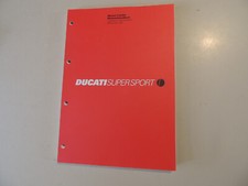 2001 Ducati 750 SS S Supersport Sport Workshop Manual Manuel D`Atelier /
