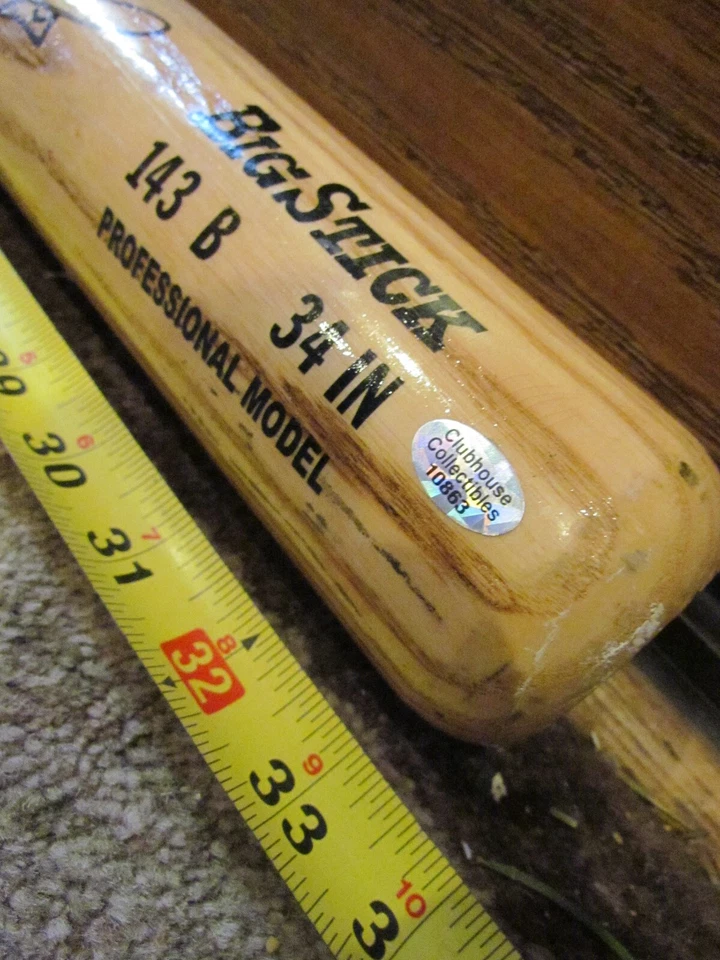 David Ortiz Firmado Modelo Profesional Juego Usado Bate PSA para Autógrafo Foto 2 de 4