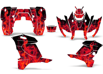ATV Graphics Kit Decal Sticker For Honda Rancher AT 420 2007-2013 ICE RED