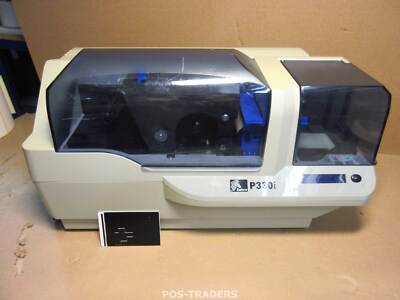 ZEBRA P330I P330I-0000A ID Plastic 300dpi Card Printer USB Drucker - BAD PRINTS