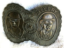 Vintage Butch Cassidy The Sundance Kid Pinkerton's Gallery Belt Buckle