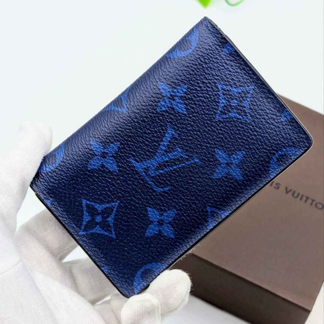 LOUIS VUITTON Organizer De Poch Taigalama Cobalt M30301 from Japan