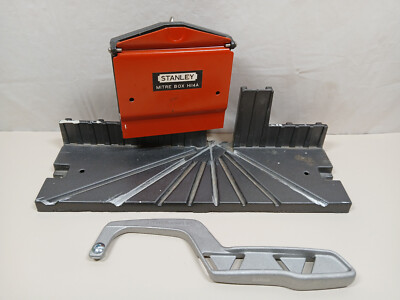 #ad #ad Stanley Mitre Box HII4A Mitering Attachment Made in the USA with Saw Handle $14.99