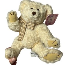 Russ Berrie Bears From The Past Byron Cream Plush Fully Jointed Teddy Bear 3375