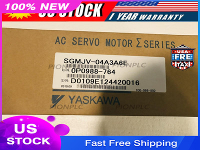 1PC YASKAWA SGMJV-04A3A6E SGMJV04A3A6E Servo Motors New Expedited Shipping
