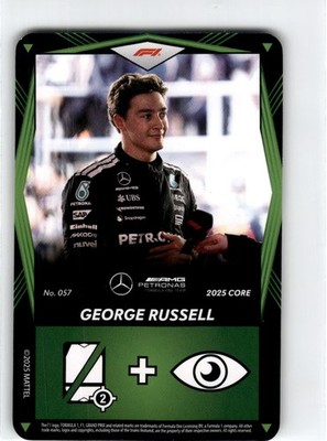 2025 UNO Elite F1 Formula 1  Green  George Russell
