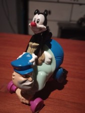 USED McDonald's Toy 1993 VTG Animaniacs Yakko Ridin' Ralph Figure