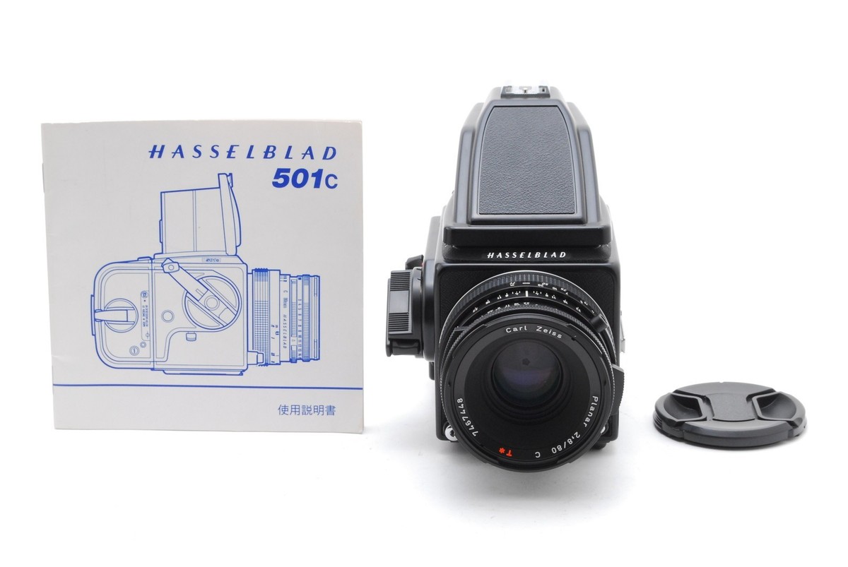 Hasselblad 501C+ CB80MM セット　レア Read[MINT] Hasselblad 501C Black Body 80mm f/2.8 Lens A12 III PM