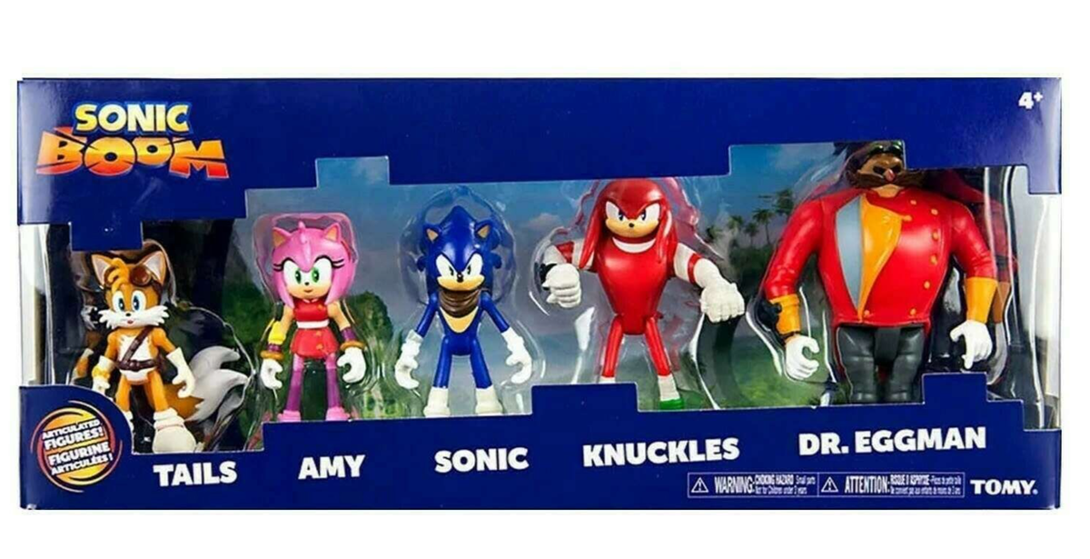 SONIC BOOM Set with DR. EGGMAN, Tails, Amy, Knuckles, & Sonic