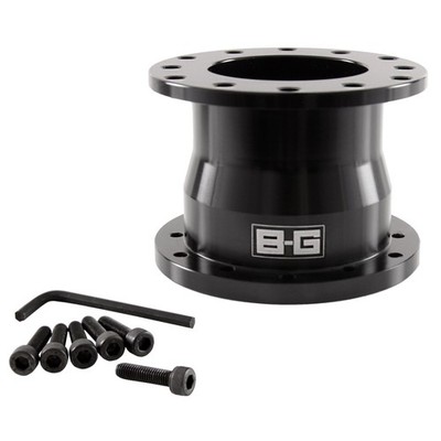 B-G Racing Billet Alloy Steering Wheel Boss Spacer - 6 Bolt - 60mm Thick