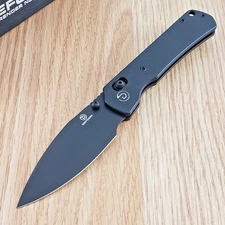 Defcon Ultra Lite Folding Knife 3" 14C28N Sandvik Steel Blade Black G10 Handle