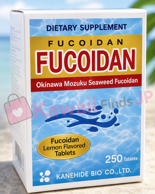Fucoidan Okinawa Mozuku Seaweed Supplement Tablet 250 From Kanehide Bio Japan
