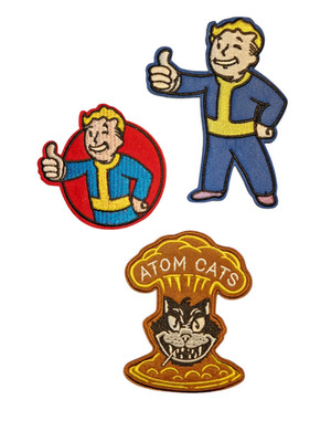 Fallout Inspired Pipboy - 3er Pack Bügelflicken Transfer Badge 3 Patch Bundle