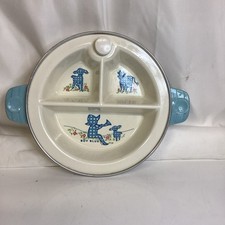 Vintage Little Boy Blue Children's Warming Dish