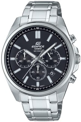Unused CASIO EDIFICE EFV-650DJ-1AJF Black Men's Watch in Box