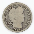 1896-O Barber Dime Silver 10c