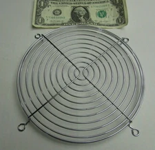 New Large 160 MM Chrome Metal Computer/Server Case Fan Guard/Cover Grill Vent