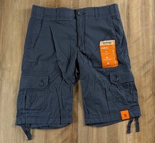 Urban Pipeline MAXflex Boys Juniors Cargo Shorts Sz 18 Charcoal