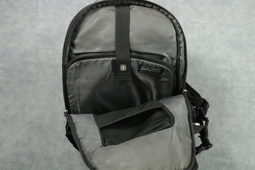 Wenger Swiss Army Backpack Mens Black ScanSmart Airflow Laptop Bag Travel Work - 第 6/8 張圖片