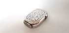 Rare Beautifully Engraved Solid Silver Gothic Victorian Vesta Case 1880