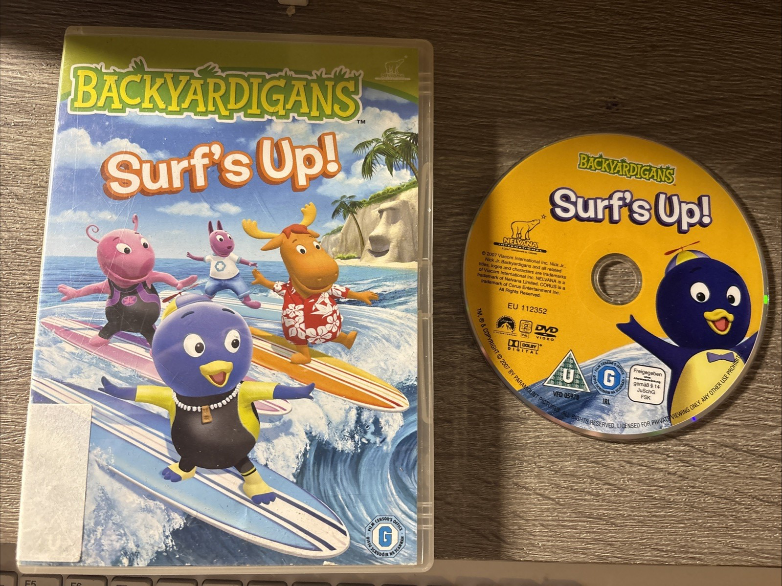 THE BACKYARDIGANS - Surf's Up : Children's DVD - 2007 94 Mins VGC