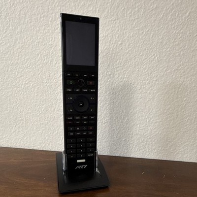 RTI Black Remote Control with Charging Base and Stand