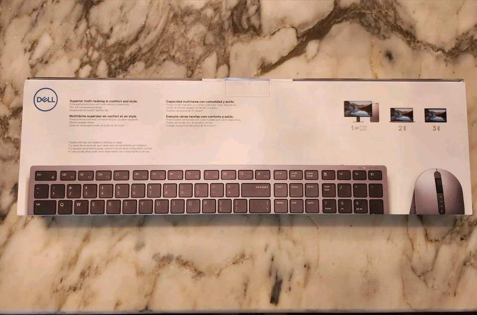 Dell Premier Multi-Device Wireless Keyboard and Mouse - KM7321W - Image 2 of 4