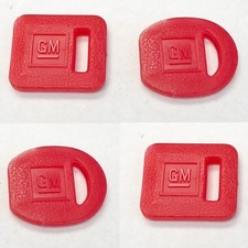 1968-1994 General Motors Gm Chevrolet Pontiac Red Cover Late Style Key 4 Caps
