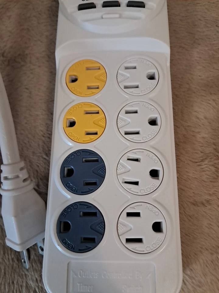 Coralife Acuario Pecera 8 Salidas 24/7 Digital Power Center Temporizador Foto 2 de 4