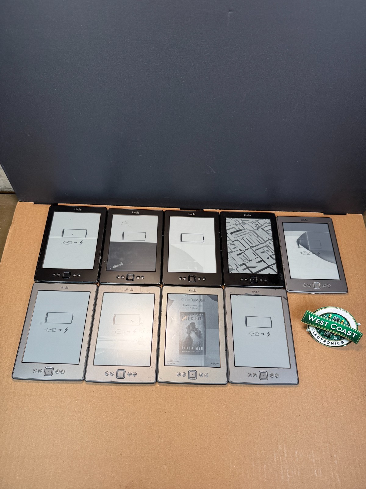 Lot of 9 Amazon Kindle eReader D01100 Tested READ!!!-image