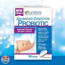 TruNature Digestive Probiotic Capsules, 100 Count