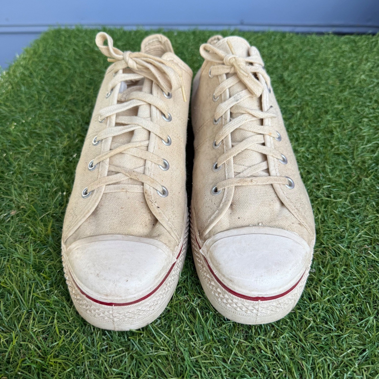 Vtg 60s 50s Converse Chuck Taylor All Star Blue Label Mens Size 8 Low Rare USA