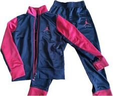 Jordan Boys Black Red Tracksuit Set Jacket & ...
