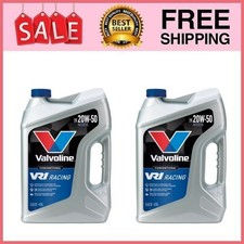 2 Pack Valvoline Vr1 Racing Motor Oil Sae 20w-50 5 Qt Pk 2 Pack Valvoline Vr1 Racing Motor Oil Sae 20w-50 5 Qt Pk