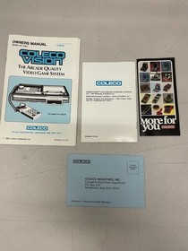 ColecoVision 2400 Console w/ Original Box Donkey Kong Star Wars 2 Controllers