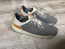 OluKai Men’s Size 12 Nanea Li casual Sneakers Gray Lace Up Shoes