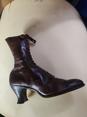 1 Antique Leather brown Sign Of Regal Boot Italy  Brown Small 