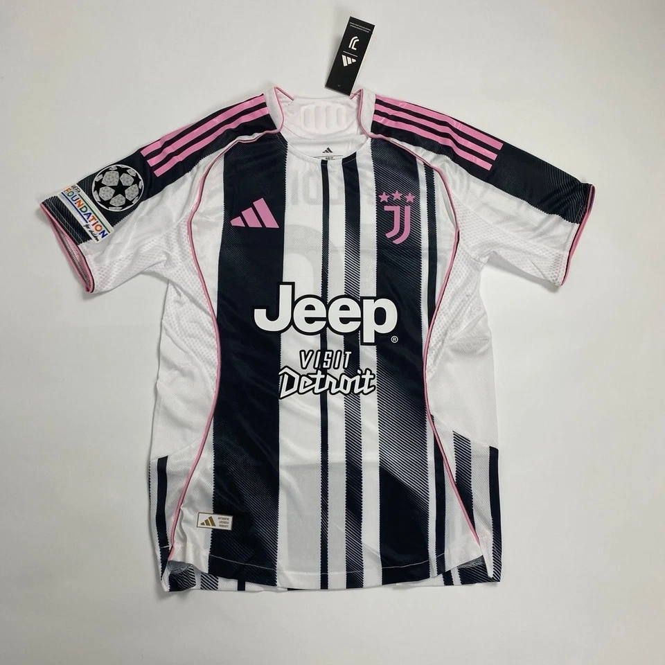 Camiseta de fútbol de manga corta Juventus 25/26 local Yildiz #10 para hombre todas las tallas Foto 2 de 4