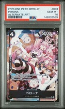 2023 ONE PIECE JAPANESE OP06-WINGS OF THE CAPTAIN ALTERNATE ART PERONA PSA 10