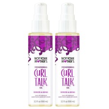 Not Your Mother's Curl Talk Strengthening Hair Oil for Curls, 2 Pack Clear