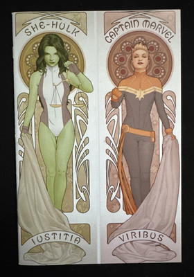 Marvel Comics The Earths Mightiest Heroes #1 LGY691 (She-Hulk/Capt. Marvel Var.)