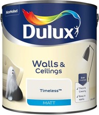 Dulux Emulsion Paint Matt or Silk All Colours 2.5L Walls & Ceiling
