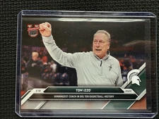 2024-25 Bowman U Topps Now Tom Izzo Winningest Coach in BIG TEN History #68