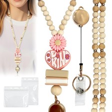Teacher Lanyard with Holder, Cute Retractable Lanyard for