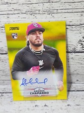2025 Topps Stadium Club - Andres Chaparro - On Card Auto - Nationals - RC