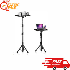 Projector Stand Tripod Adjustable 23.5-63.5in Laptop Stand w/ Phone Holder Floor