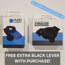 QUAD LOCK Motorcycle 1" Ball Adaptor + Vibration Dampener - NEW (FREE SHIPPING!)